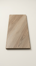 Laminate plank sample in crisp white